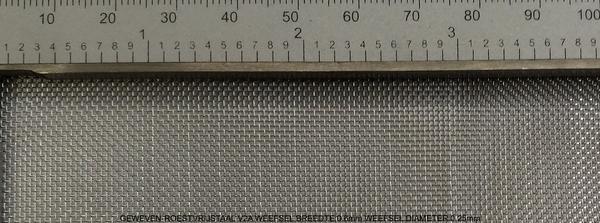 Geweven roestvrijstaal V2A Roestvrijstaal B: 0.6mm D: 0.25mm M: 30