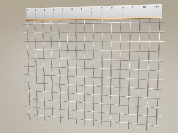 Geweven roestvrijstaal V2A Roestvrijstaal B: 8mm D: 1mm M: 2.8 – 3D-visualisatie